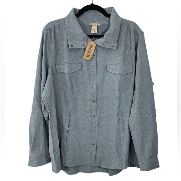 NWT Duluth Trading Co Women's Sol Survivor Sun Protection‎ Shirt 2XL XXL - Picture 1 of 8